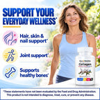 Pure DelaVita Multi Collagen 1800mg, 5 Types - 90 Capsules - image 3