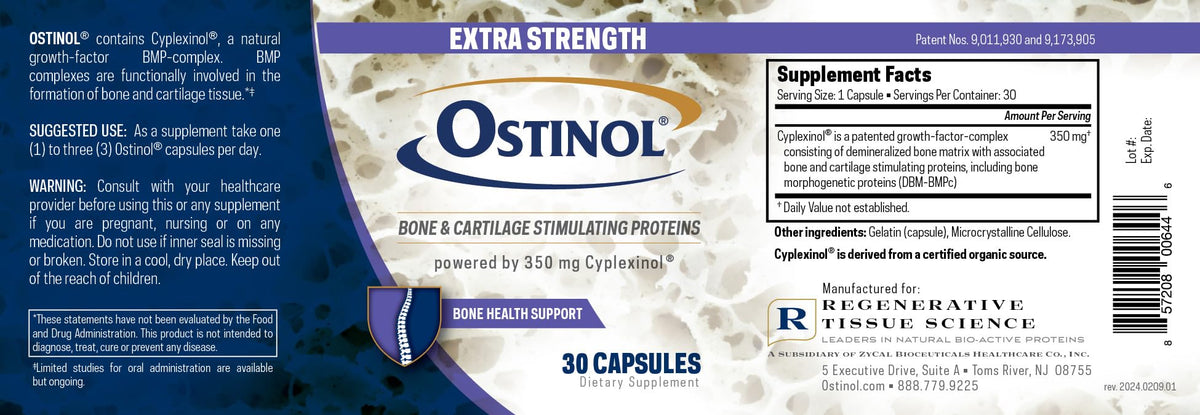 ZYCAL Ostinol Standard 350mg Bone & Joint Supplement - 30 Capsules - image 9