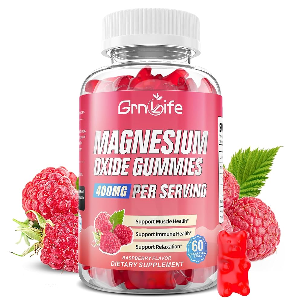 GrnLife Magnesium Oxide Gummies 400mg