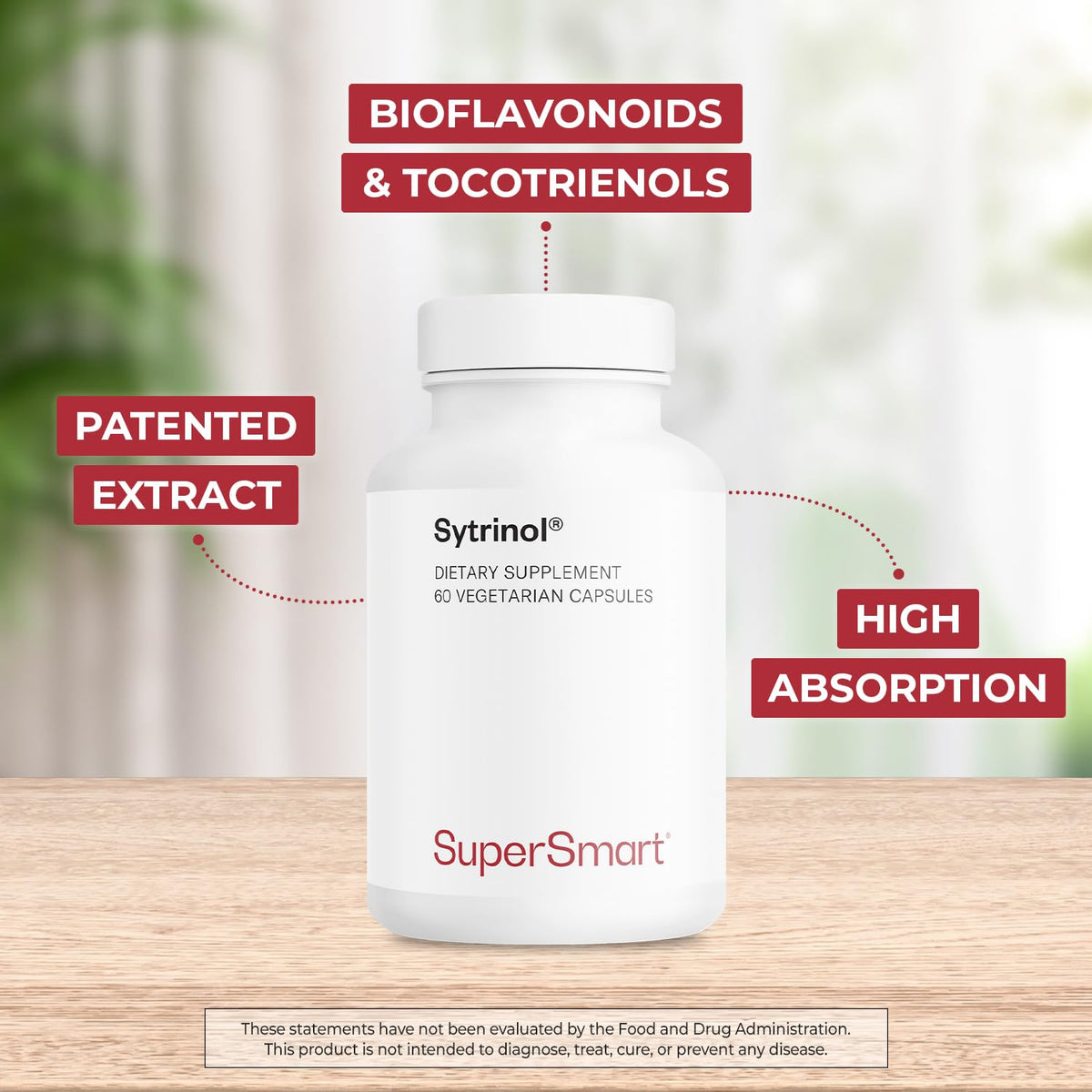 Supersmart Sytrinol 300mg Citrus Bioflavonoids & Tocotrienols - 60 Softgels - image 3