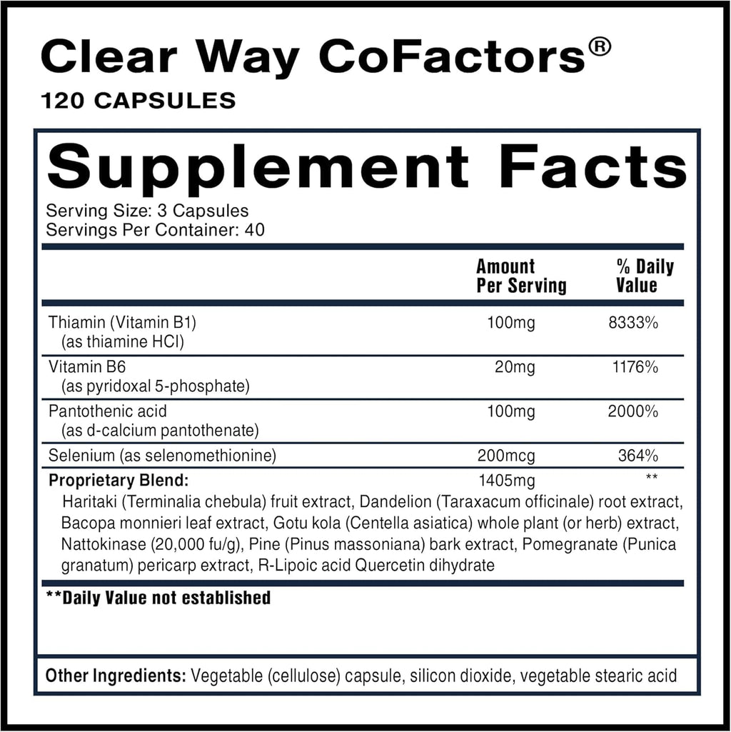 Quicksilver Scientific Clear Way Cofactors Dandelion Extract - 120 Capsules - image 2