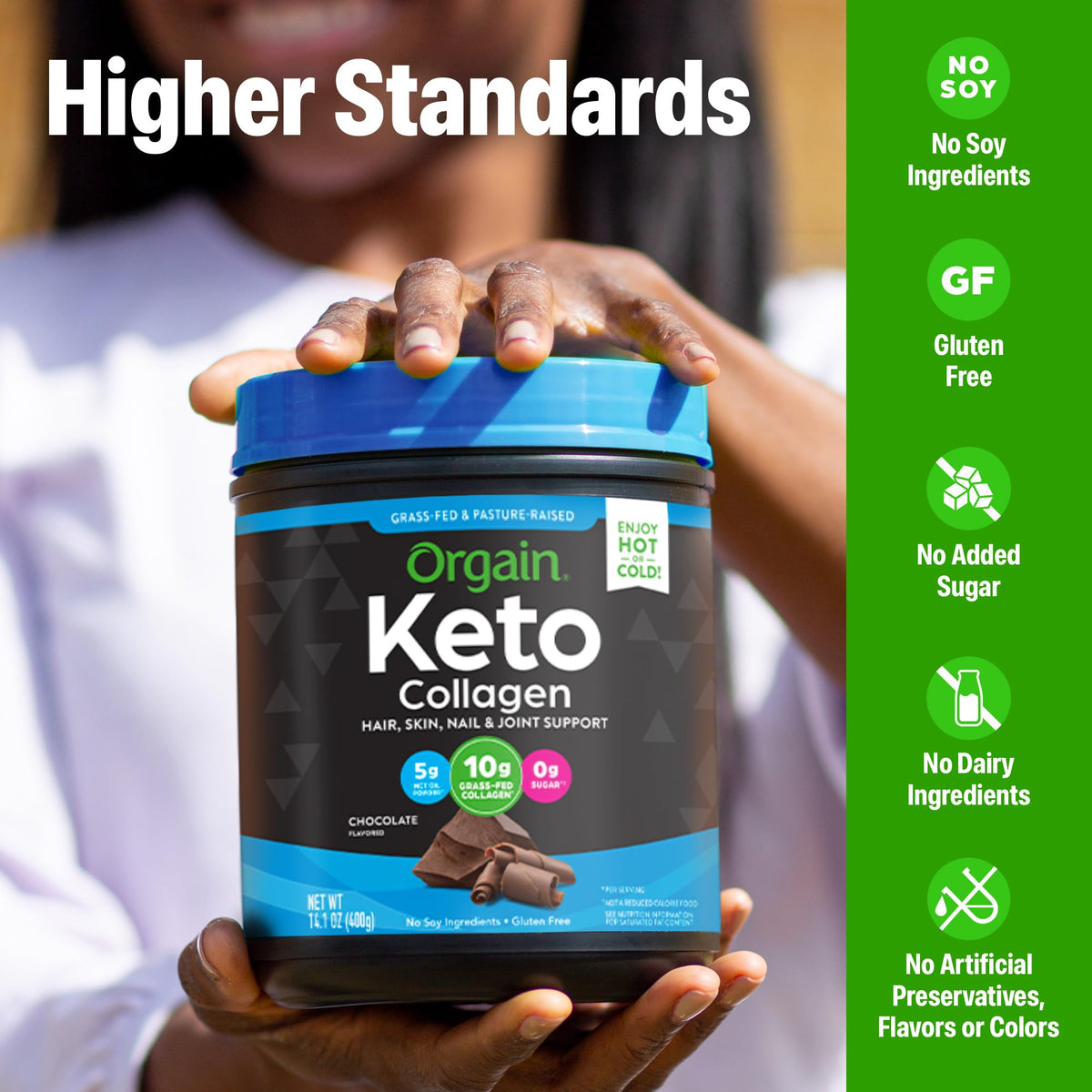 Orgain Keto Collagen Protein Powder with MCT Oils