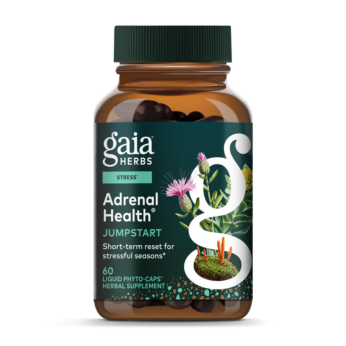 Gaia Herbs Adrenal Health Jumpstart - 60 Vegan Capsules