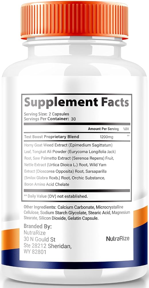 NutraRize LibatMax for Men Stamina Support - 120 Capsules - image 2