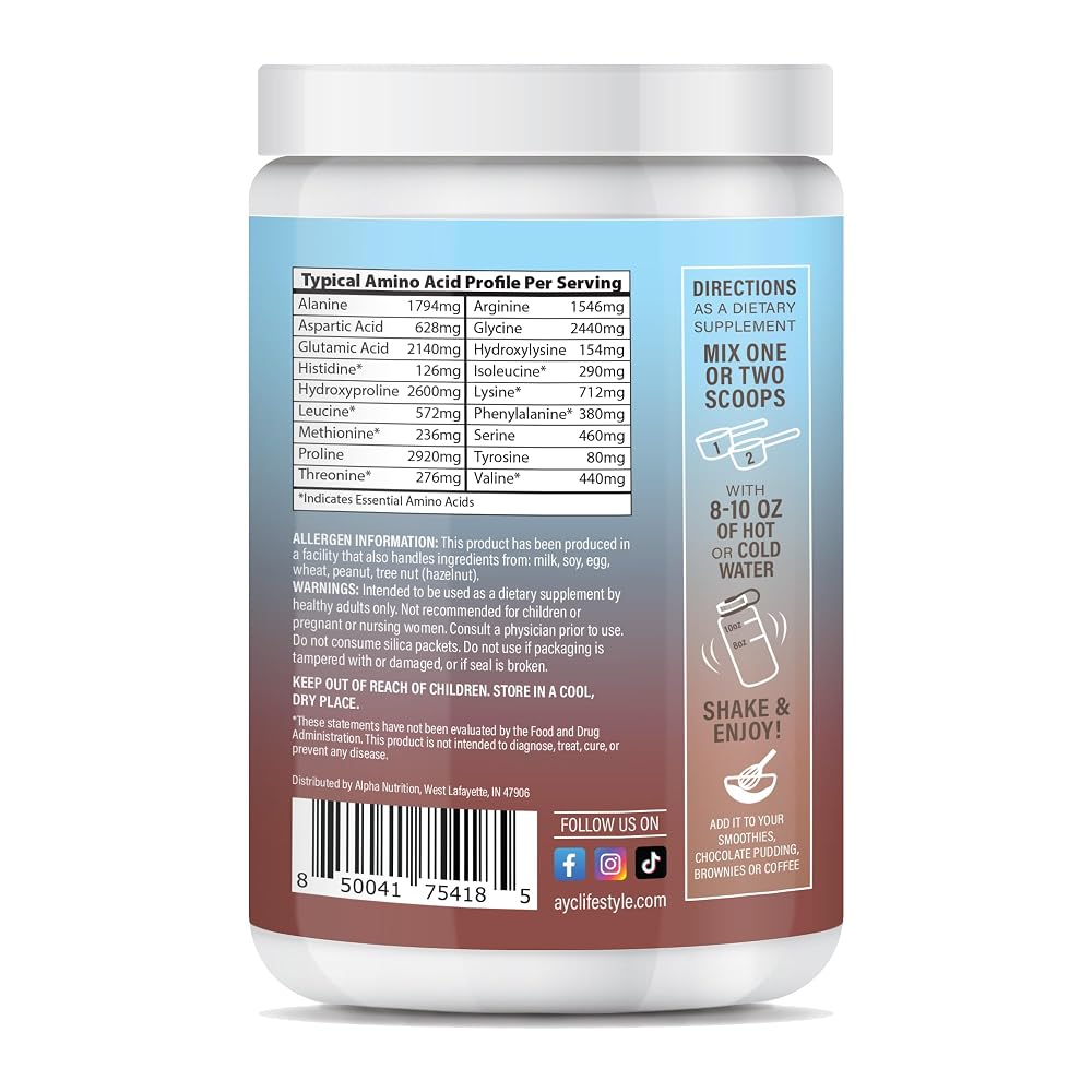 ABOUT YOUR COLLAGEN Chocolate Peptides Powder