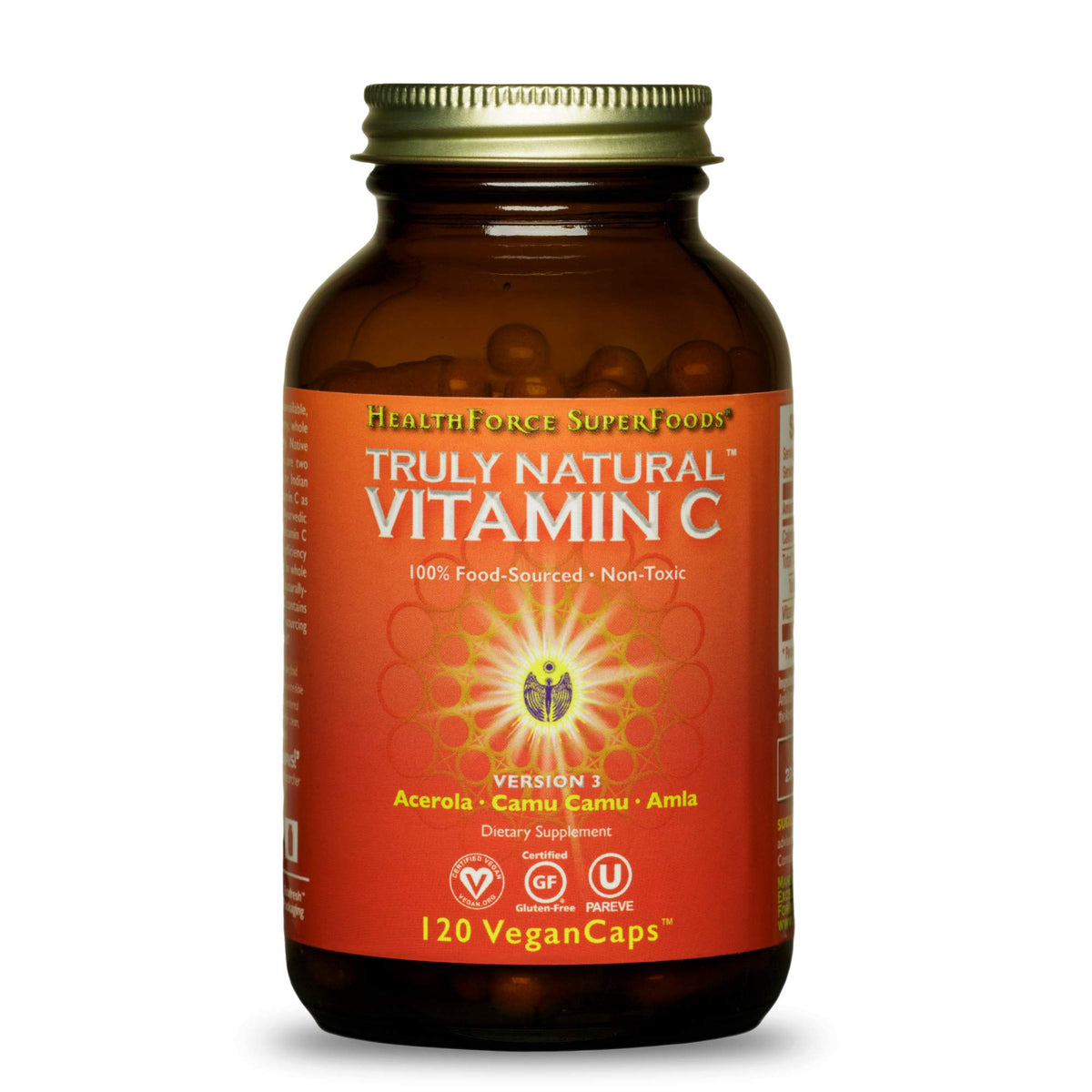 HEALTHFORCE SUPERFOODS Vitamin C Immune Support - 120 Vegan Capsules