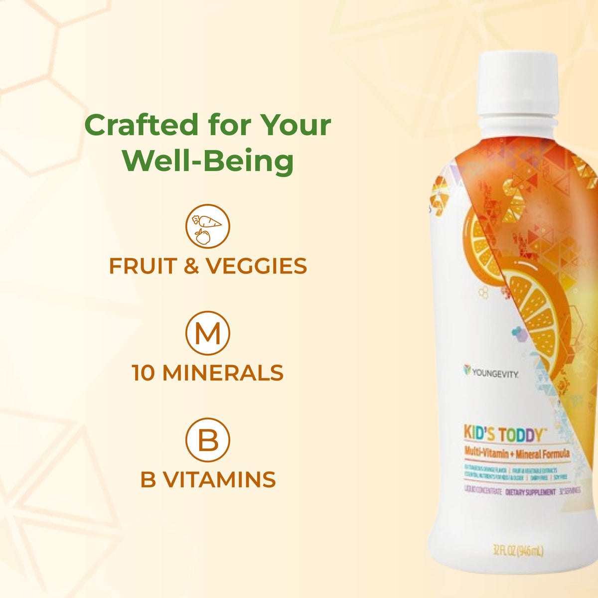 Youngevity Kid's Toddy Liquid Multivitamin Orange - 32 oz (2 Pack) - image 5