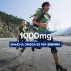 GNC Triple Strength Fish Oil Omega 3 1000mg EPA DHA - 120 Softgels - image 2