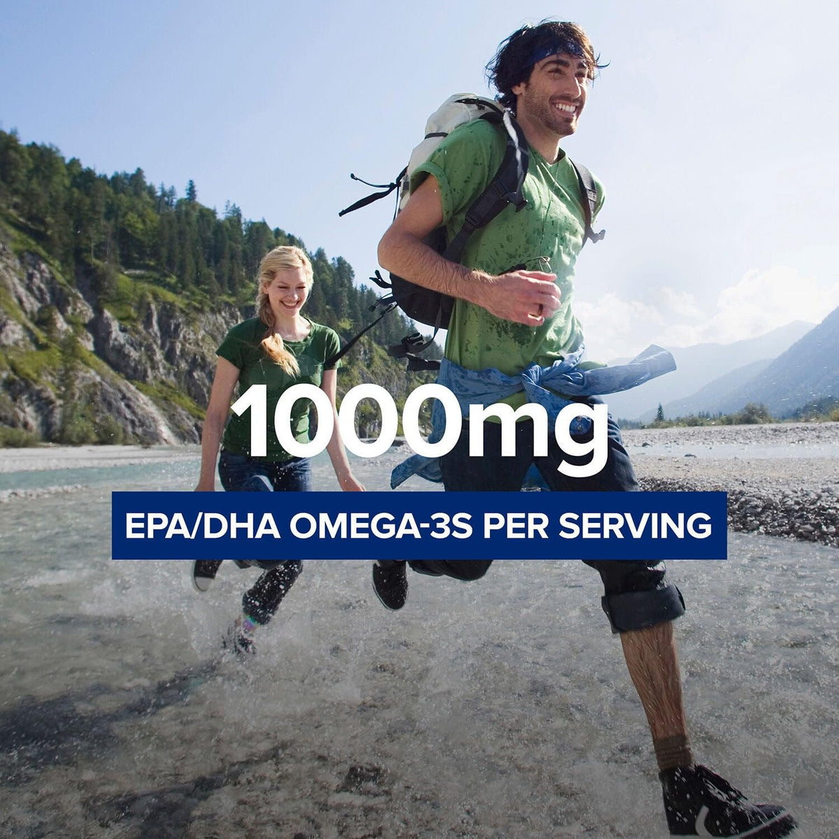 GNC Triple Strength Fish Oil Omega 3 1000mg EPA DHA - 120 Softgels - image 2
