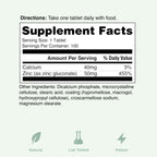 Yuve Naturals Vegan Zinc 50 mg - 100 Tablets - image 5