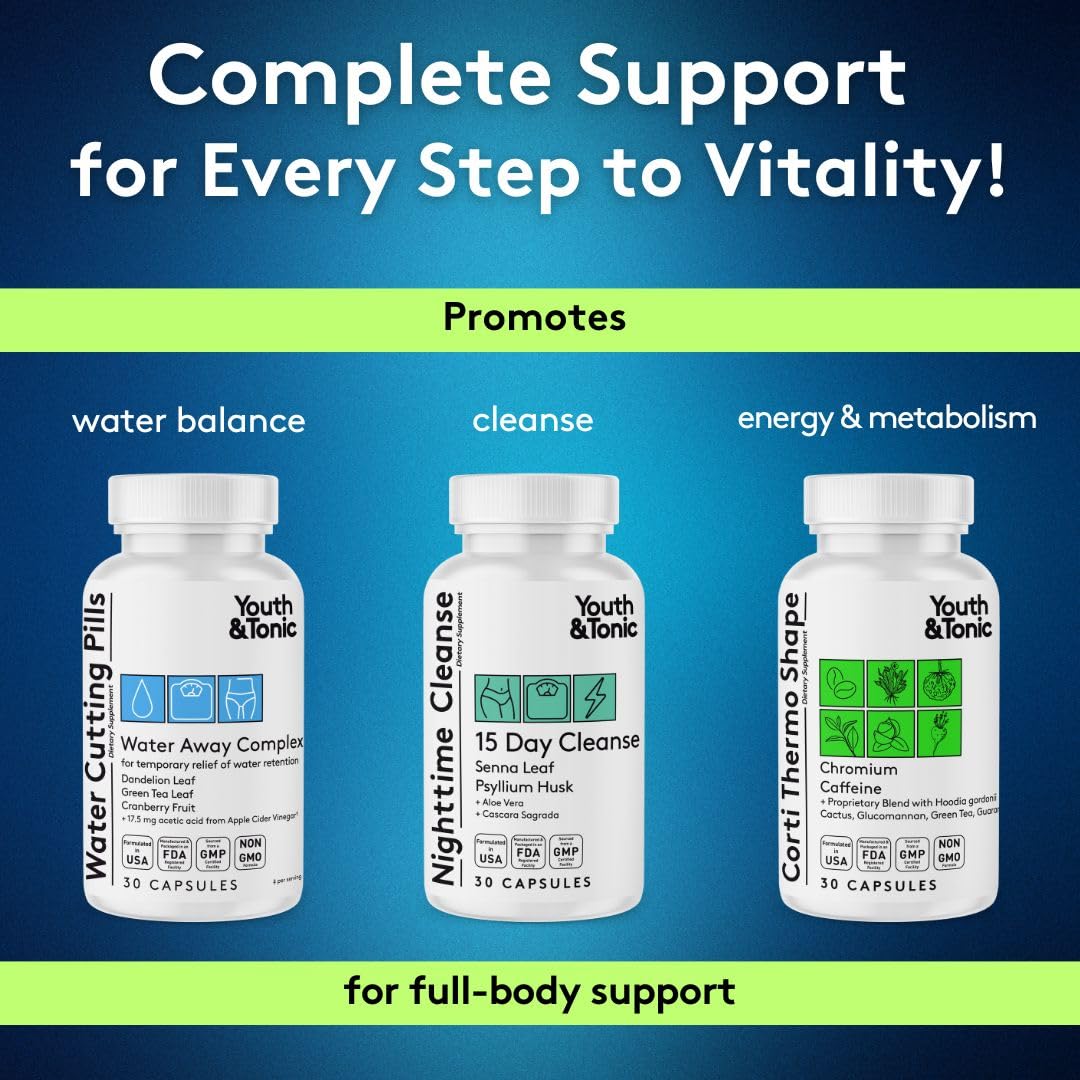 Youth & Tonic Cleanse Weight Loss Pills Women