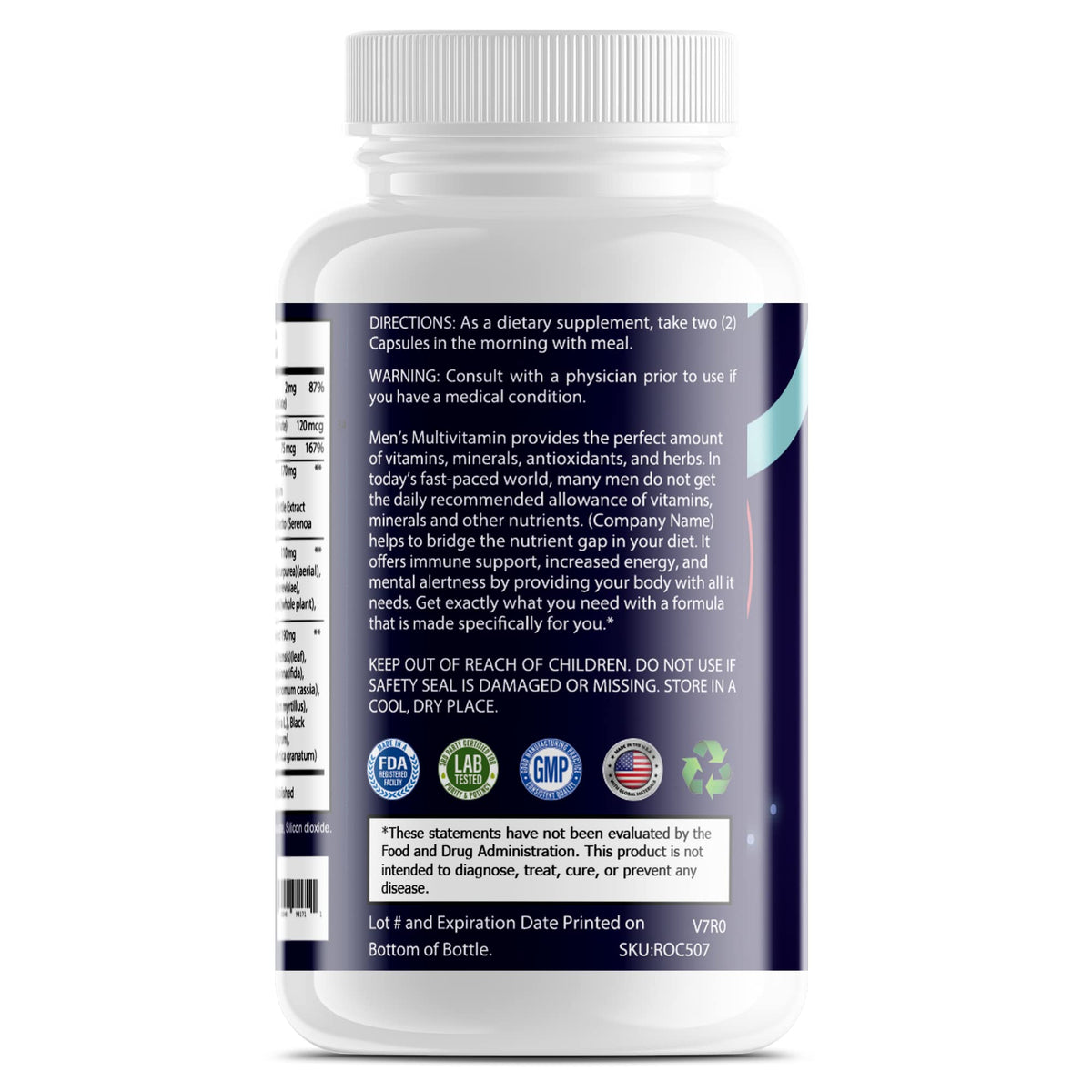 Global Ion Ultra Multivitamin for Men - 60 Capsules - image 4