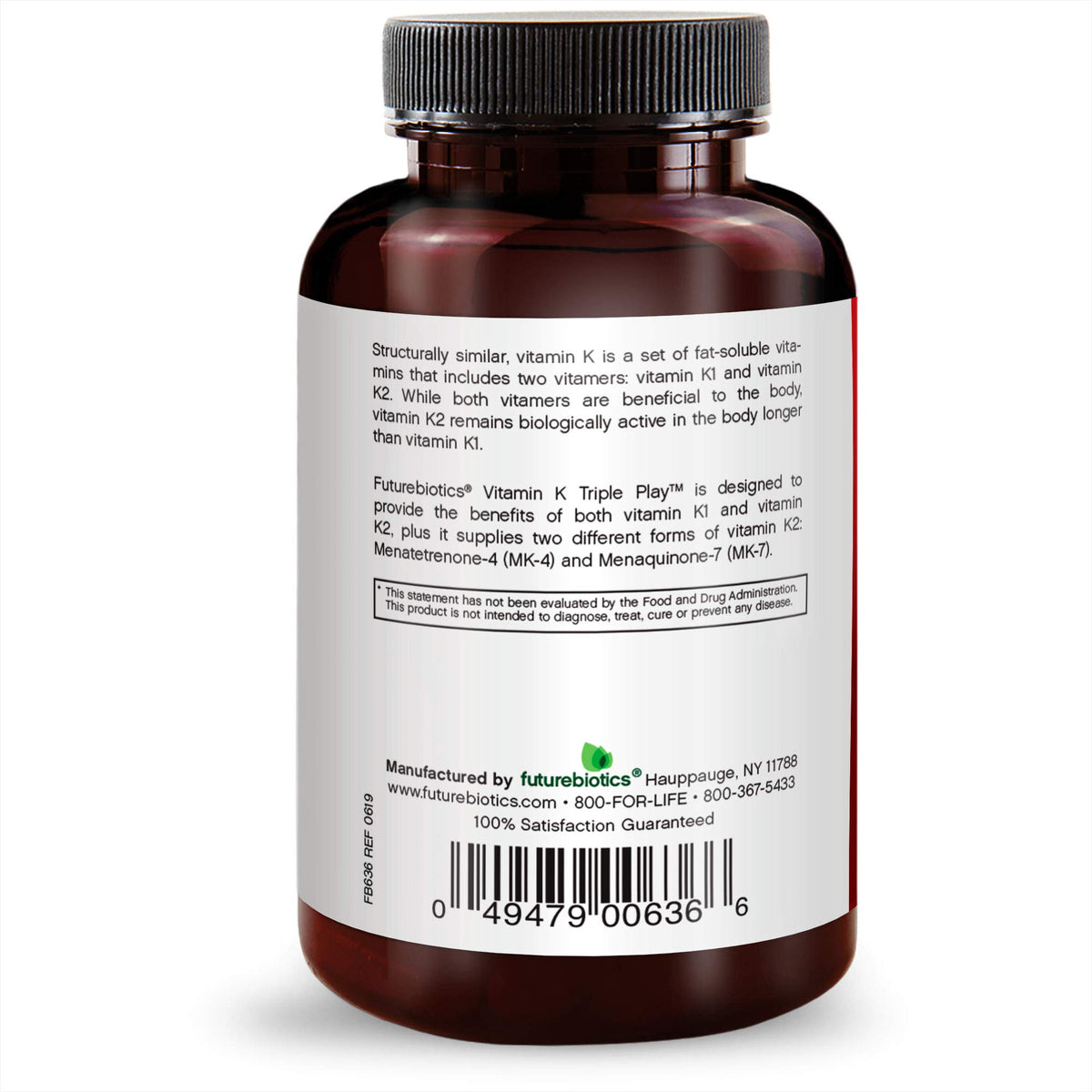 Futurebiotics Vitamin K Triple Play - 60 Capsules - image 5