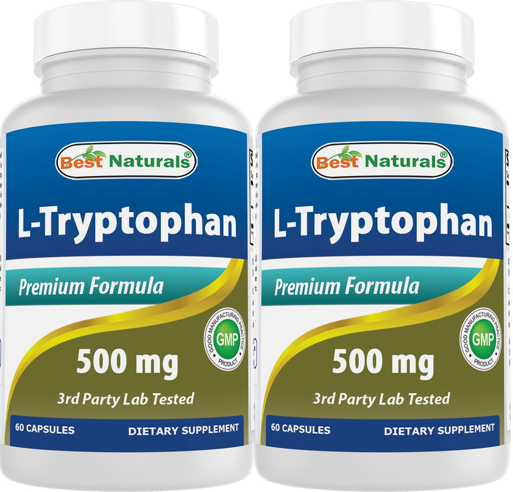 Best Naturals L-Tryptophan 500 mg - 120 Capsules