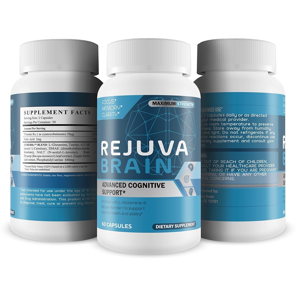 Rejuva Brain Advanced Cognitive Support - 60 Capsules - image 4