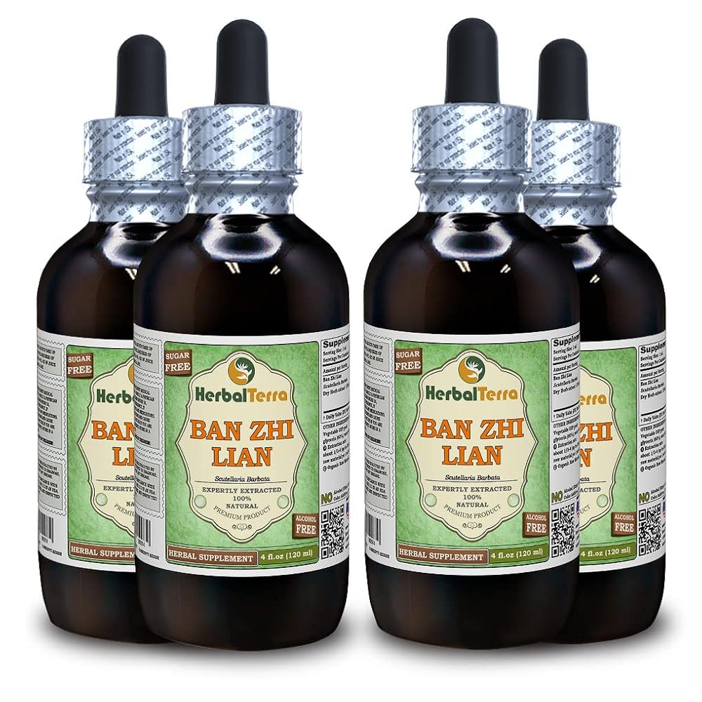 Herbal Terra LLC Ban Zhi Lian, Skullcap (Scutellaria Barbata)