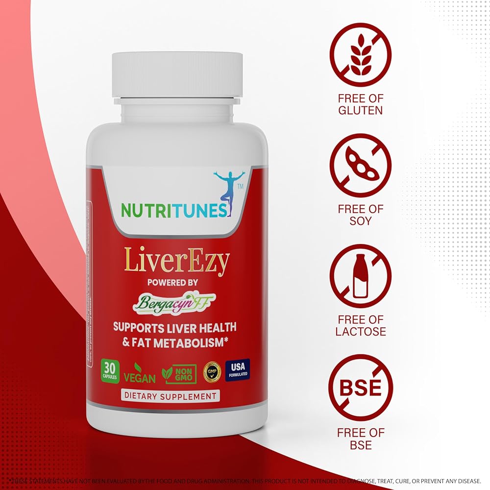 Nutritunes LiverEzy Liver Support Supplement - 30 Capsules - image 3