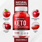 Indelo Crave Keto ACV Gummies Weight Management - 180 Gummies - image 5