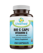 Livamed Bio C Caps Vitamin C with Bioflavonoids - 250 Capsules