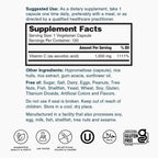 Nature's Lab Vitamin C 1000mg Immune Support - 120 Vegetarian Capsules - image 5