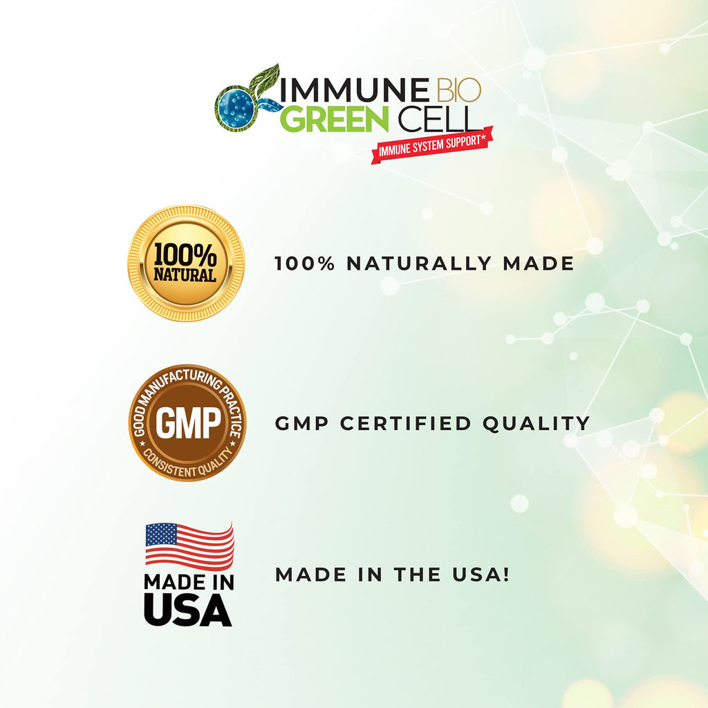 Immune Bio Green Cell Immune System Support Liquid - 2 x 8 oz - image 4