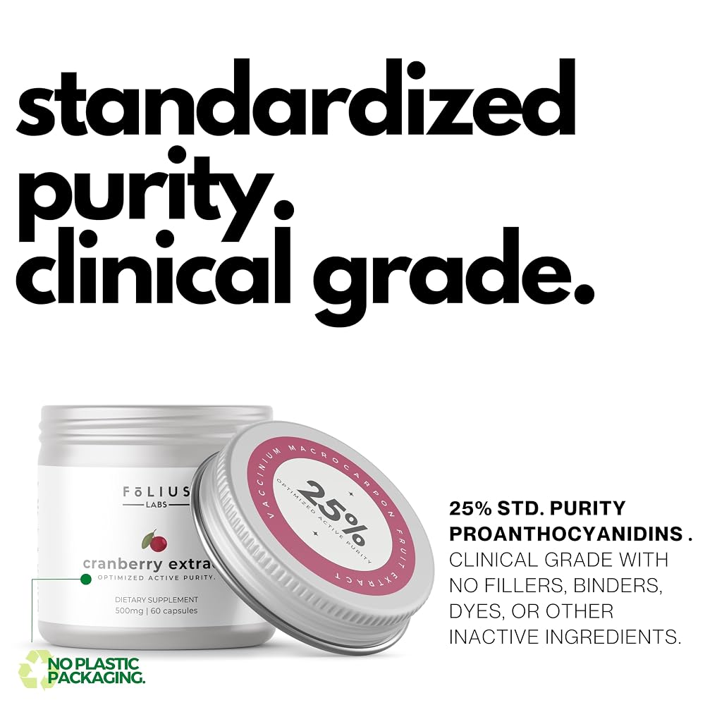 FOLIUS LABS Clean Label Cranberry Extract 25%