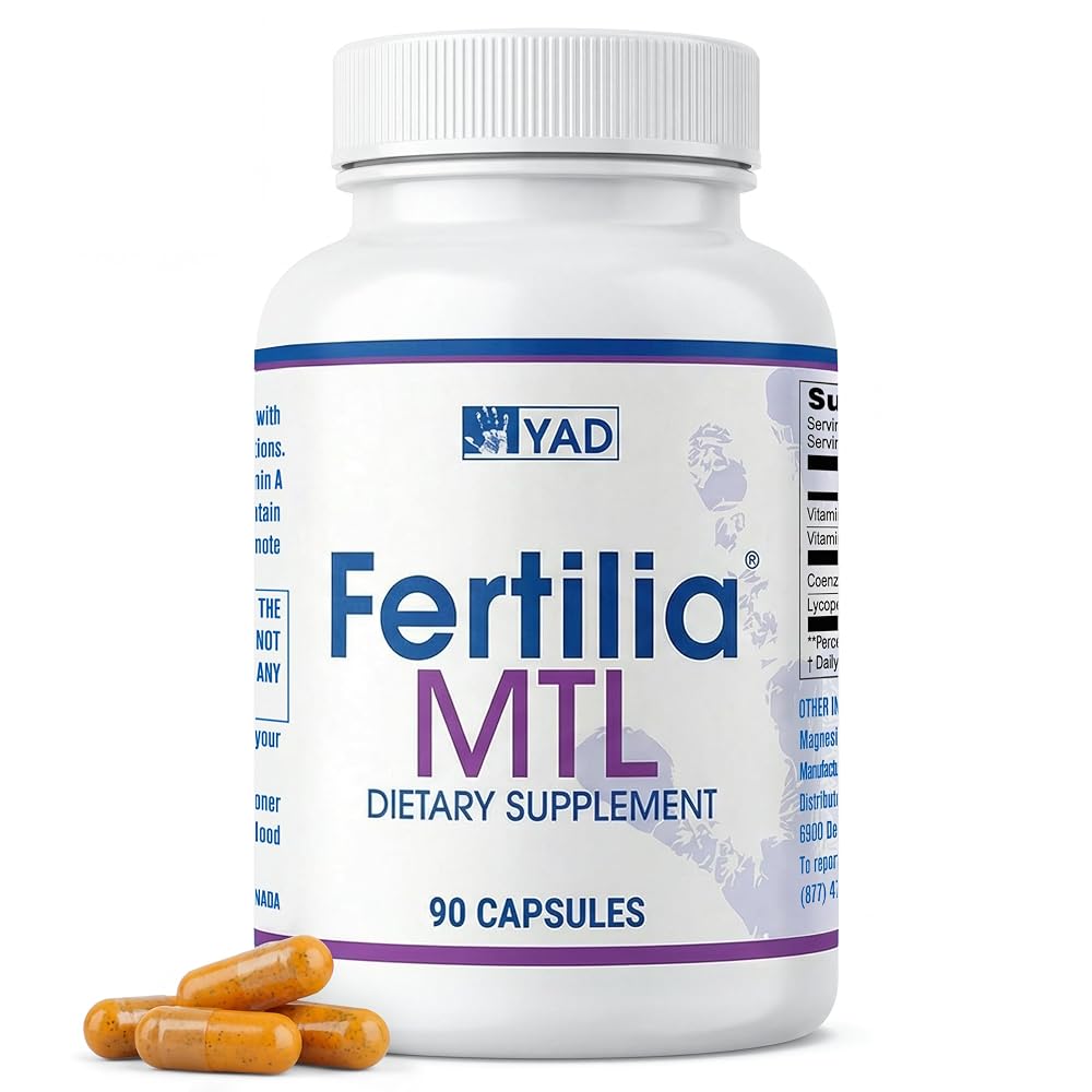 Fertilia MTL Male Fertility Supplement CoQ10 Lycopene - 90 Capsules