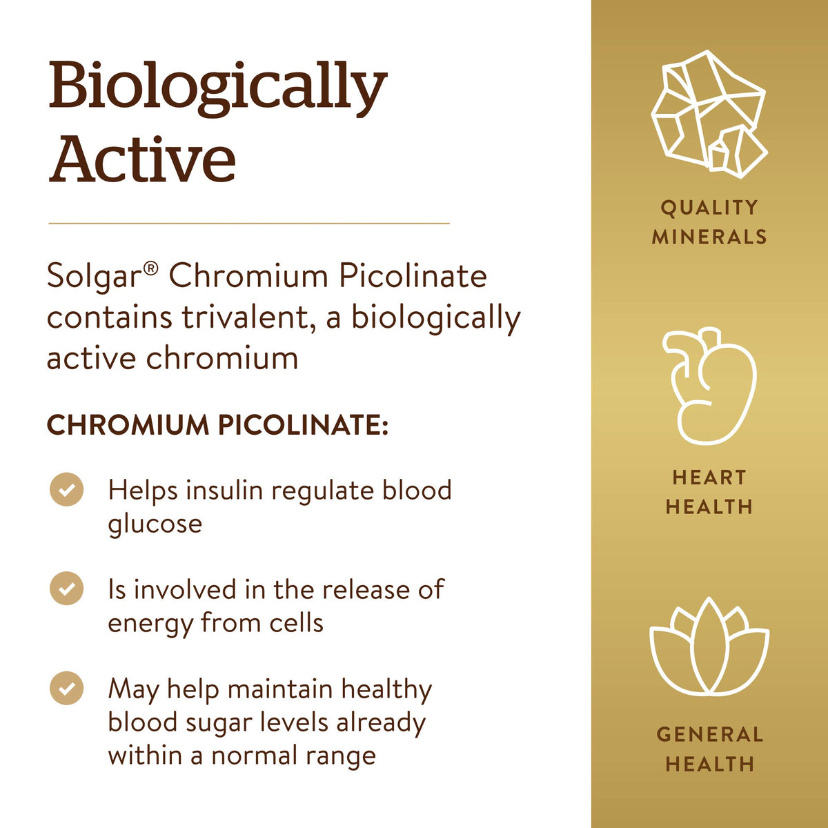 Solgar Chromium Picolinate 200 mcg - 180 Vegetable Capsules - image 4