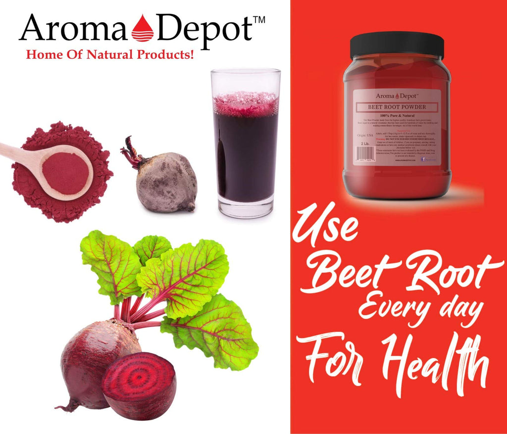 Aroma Depot Beet Root Powder Raw & Non-GMO - 8 oz. - image 3