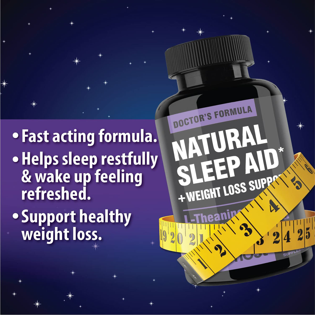 NooMost Natural Sleep Aid with Magnesium & L-Theanine - 60 Tablets - image 6