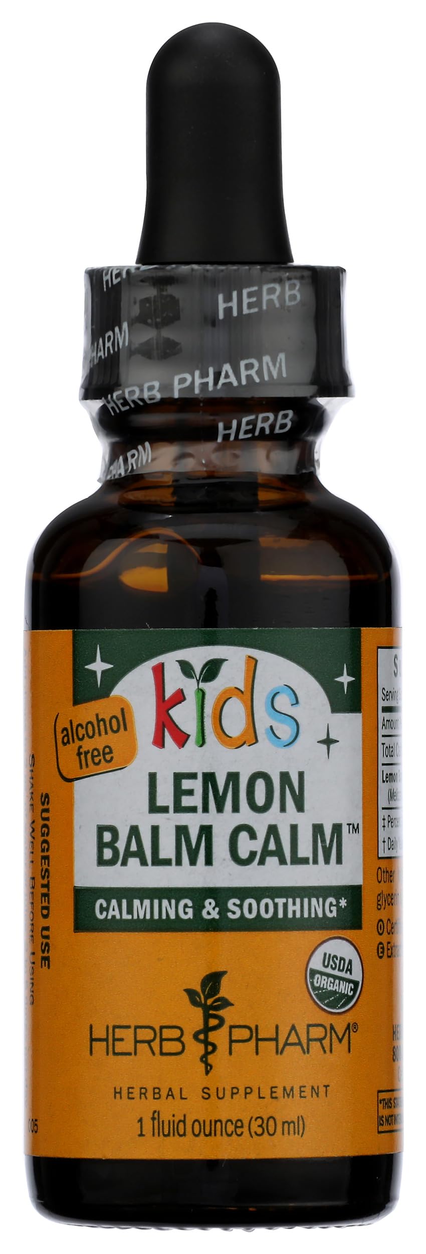 Herb Pharm Kids Lemon Balm Calm Organic Herbal Tincture - 1 fl oz - image 4