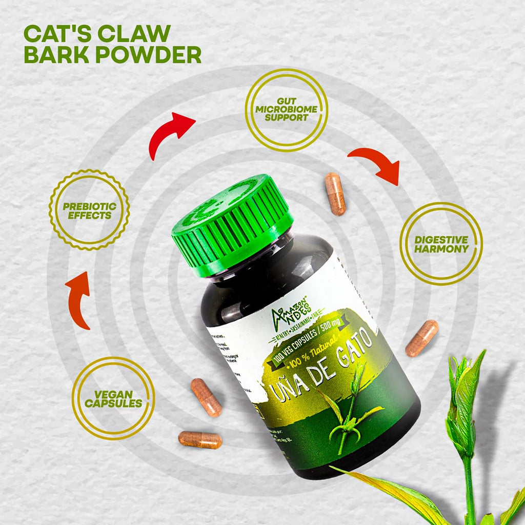 Amazon Andes Cat's Claw 1000mg Capsules - 100 Count - image 5