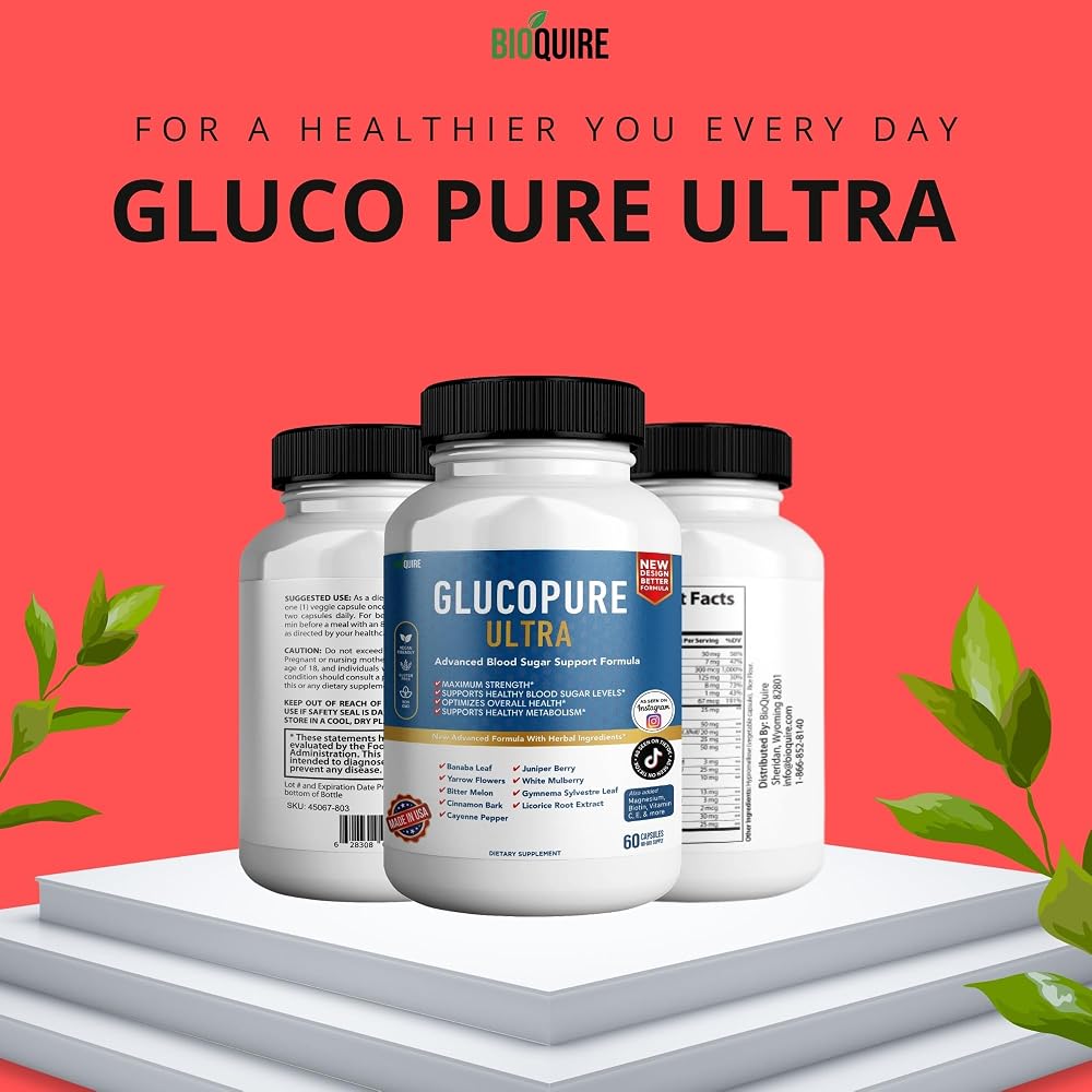 BIOQUIRE Gluco Pure Ultra Dietary Supplement - 60 Capsules - image 5
