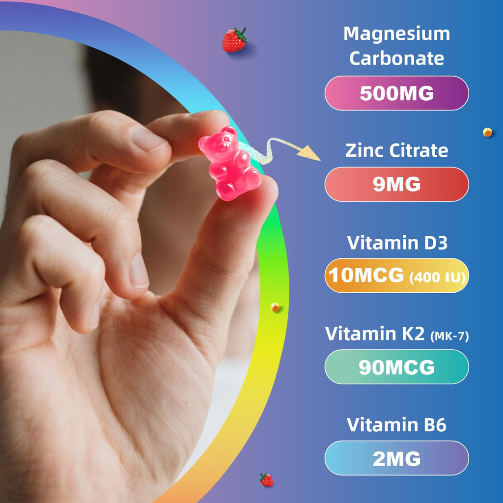 Elysx Magnesium Carbonate 500mg Gummies - 60 Gummies - image 3