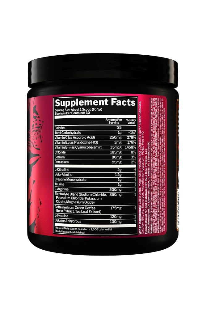 Rule 1 Roar - Pre-Workout Powder with Creatine