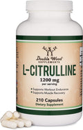 Double Wood Supplements L-Citrulline 1,200mg Nitric Oxide - 210 Capsules