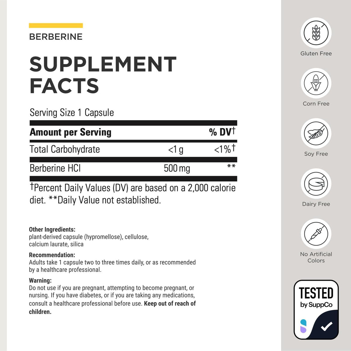 Integrative Therapeutics Berberine Metabolic Support - 120 Capsules - image 3
