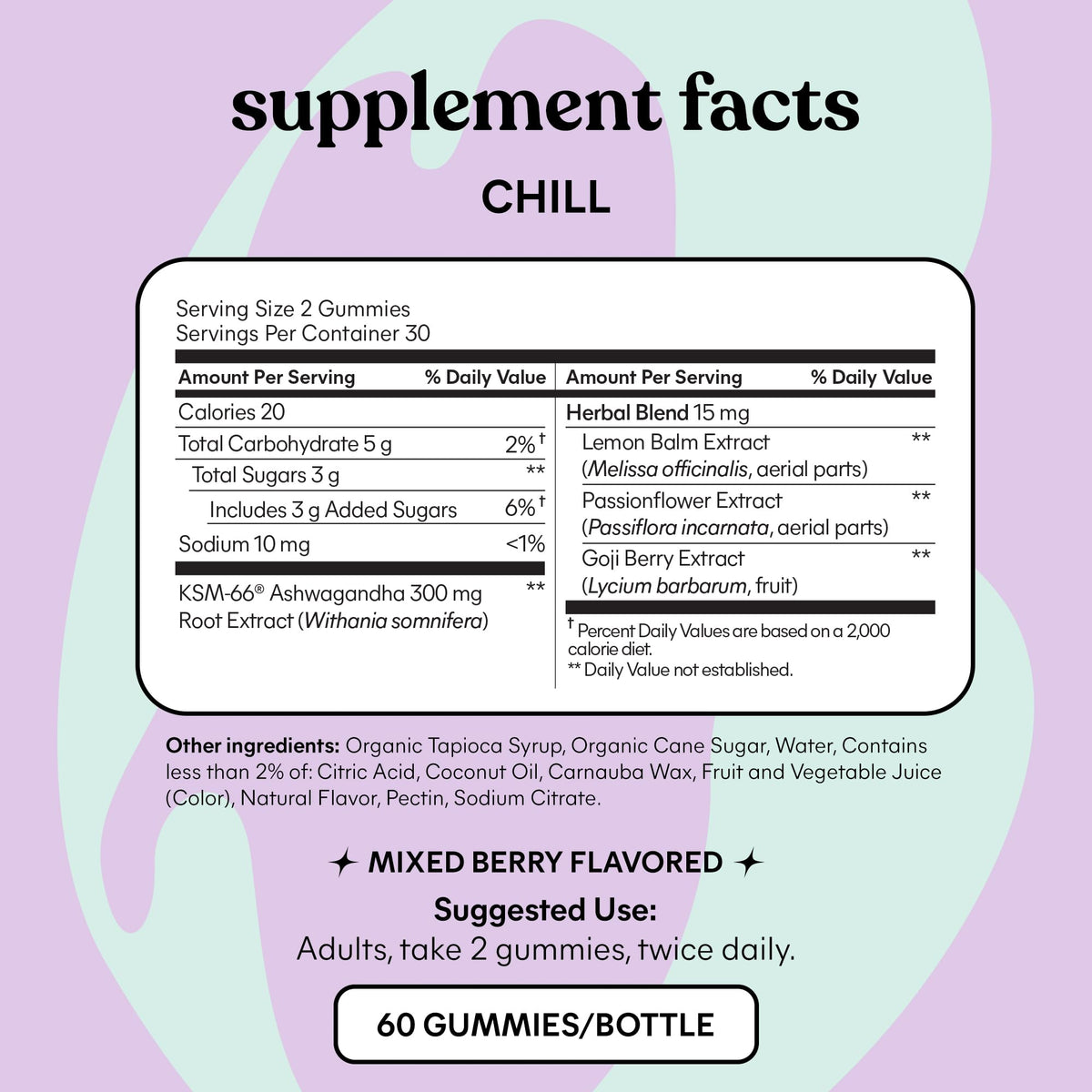 Lemme Chill Stress Relief Gummies - 60 Gummies - image 6