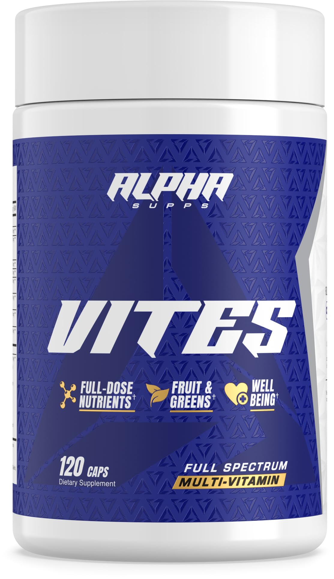 Alpha Supps Vites Men's Multivitamin with Energy Support - 60 Capsules