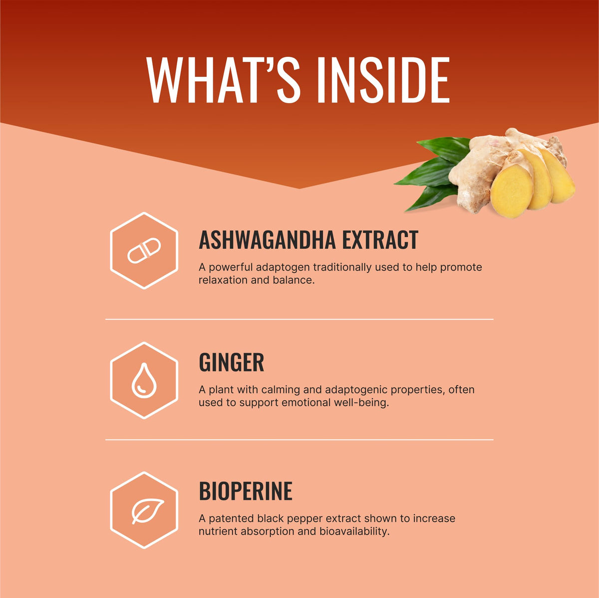 Approved Science Ashwagandha 1500mg with Bioperine® and Ginger