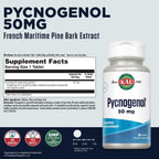 KAL Pycnogenol 50 mg Antioxidant - 60 Tablets - image 2