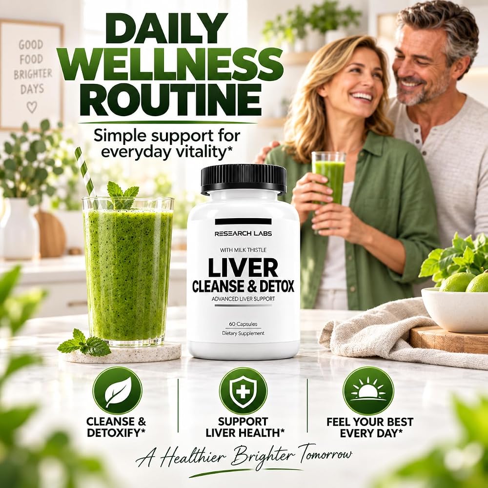 Research Labs Doctor Recommended Premium Liver Cleanse Detox & Repair - image 8