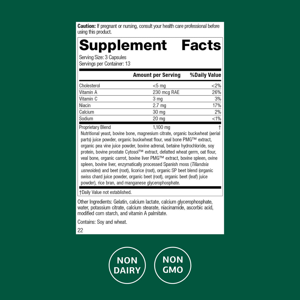 Standard Process Rumaplex Liver & Bile Support - 40 Capsules - image 2