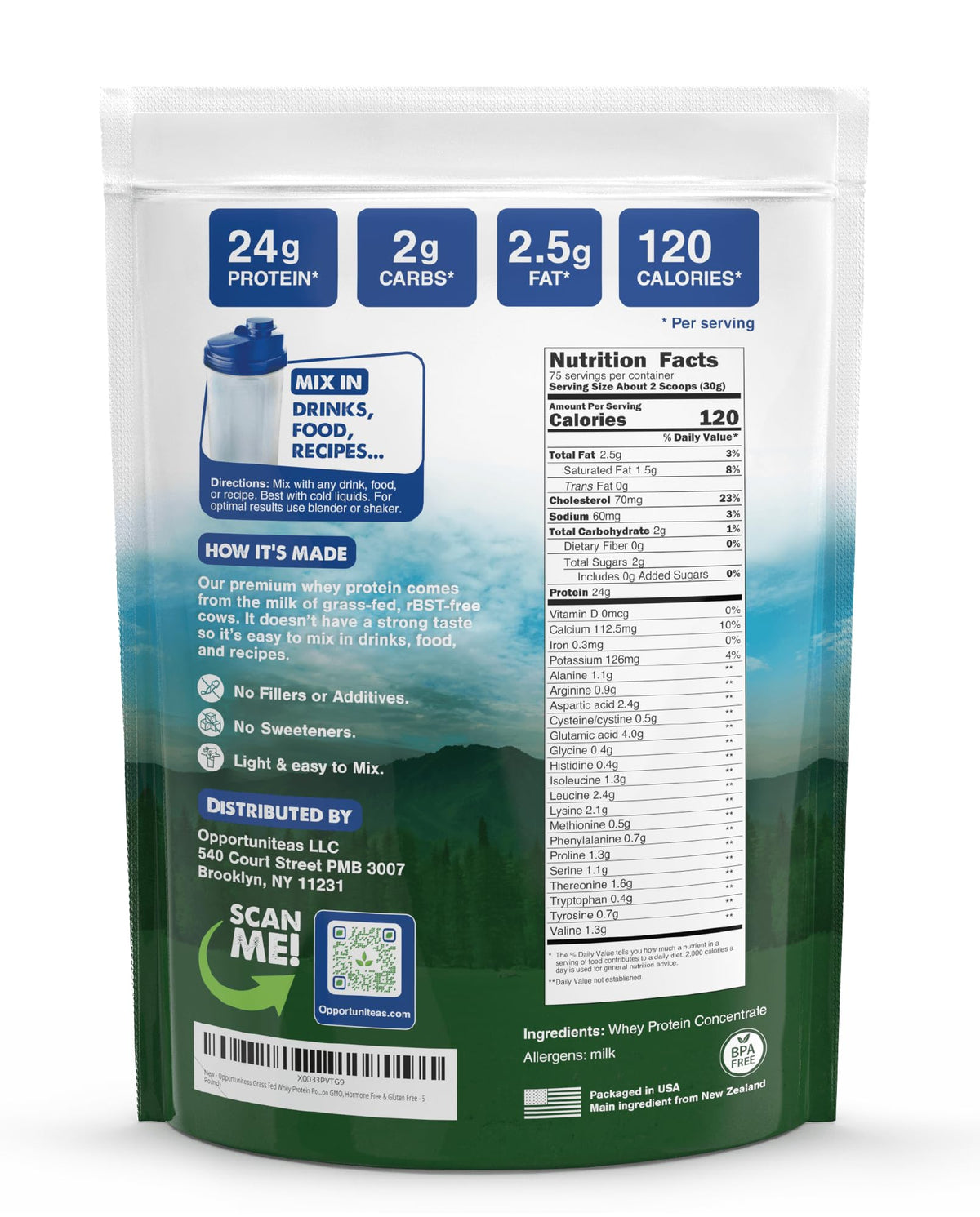 Opportuniteas Whey Concentrate