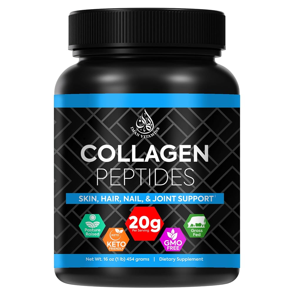 Iman Vitamins Halal Collagen Peptides Powder - 1 lb