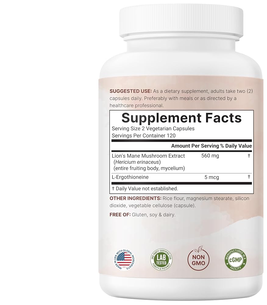 Micro Ingredients Lion's Mane Extract with L-Ergothioneine - image 6