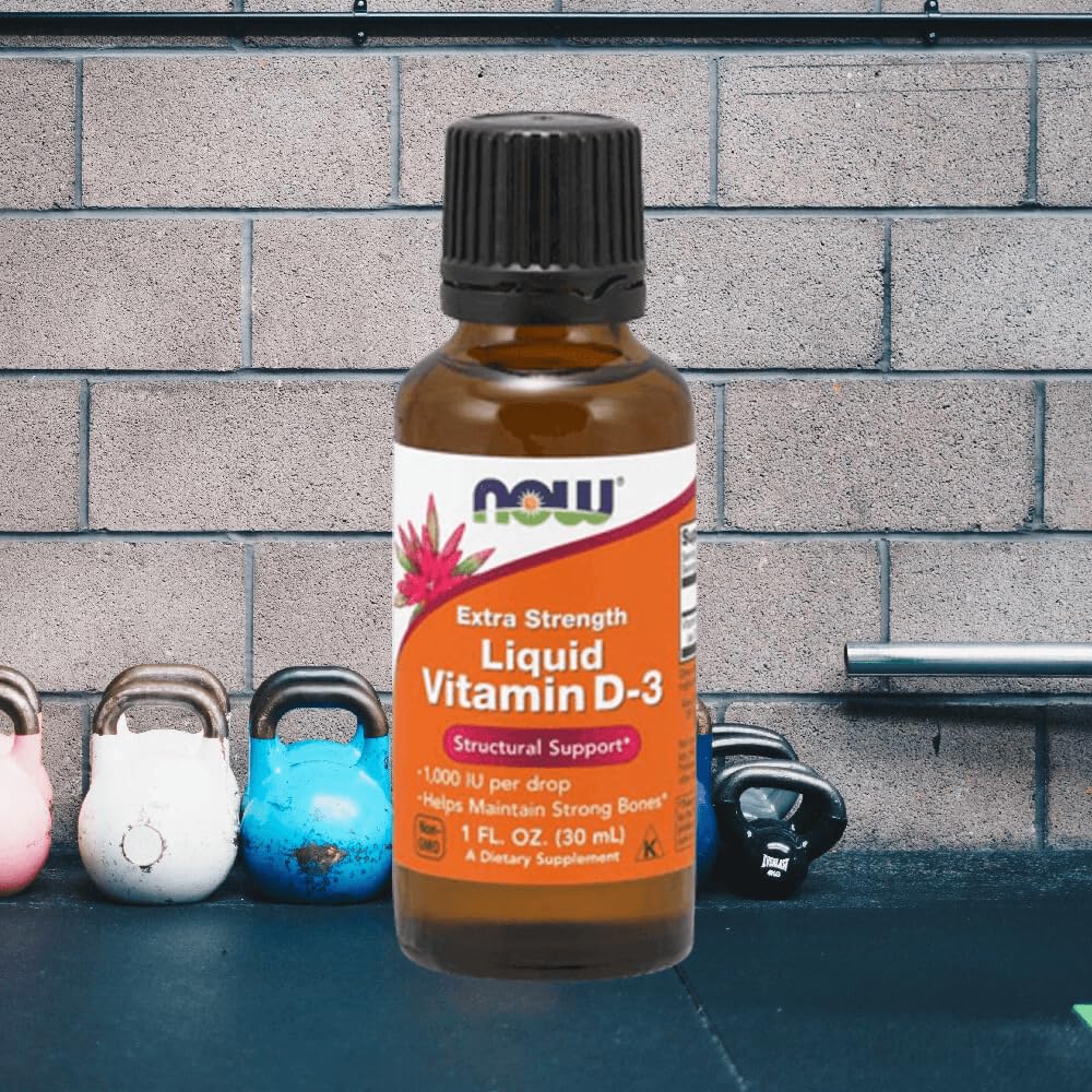 Now Foods Vitamin D-3 Extra Strength Liquid - 1 Fl Oz - image 2