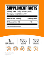 BulkSupplements.com Glucosamine HCl Powder