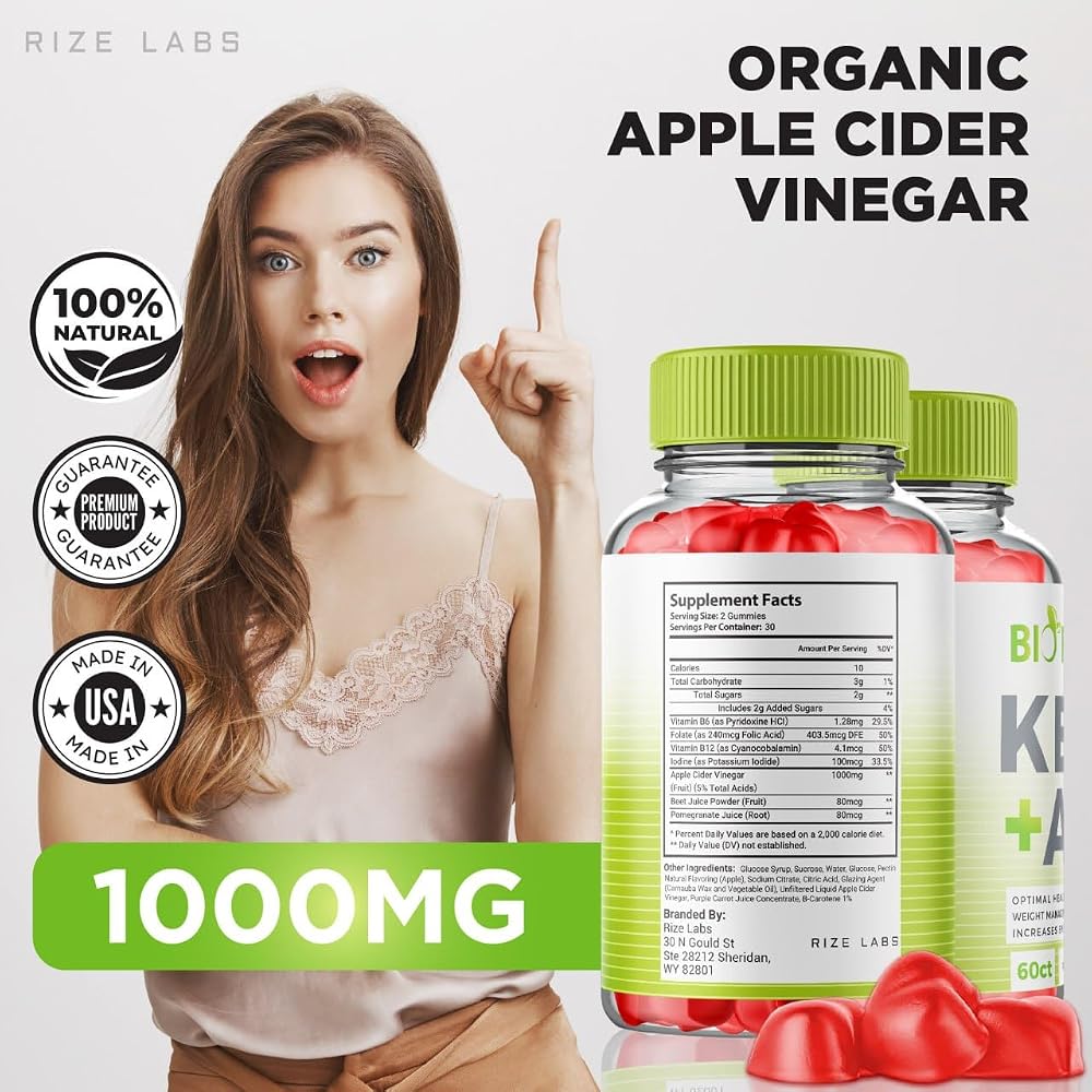 rize labs Biofast Keto ACV Gummies for Weight Loss - 60 Gummies - image 5