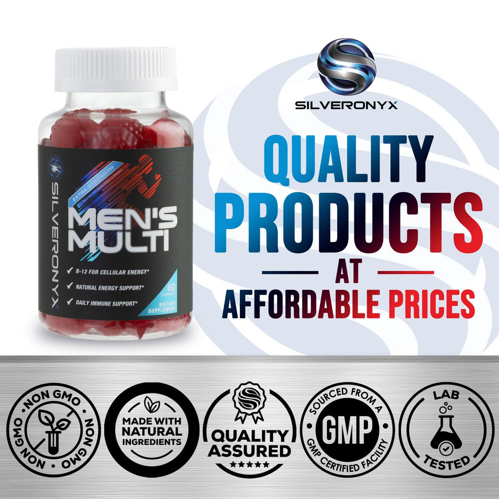 SILVERONYX Multivitamin for Men - 60 Gummies - image 4